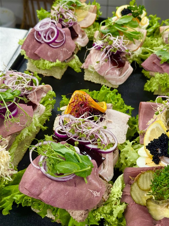 Landgangsbrød m. pålæg
