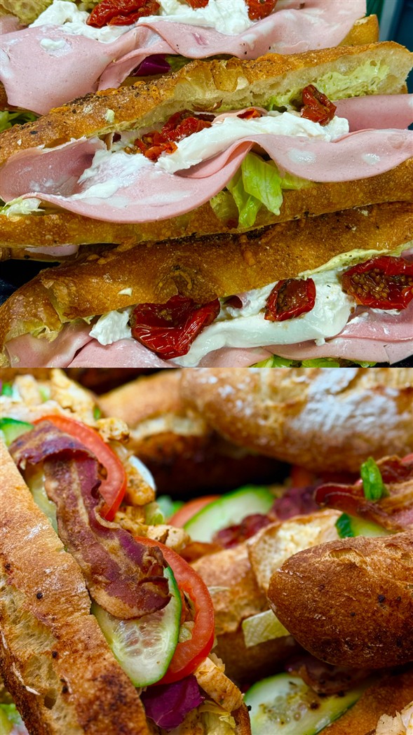 1/2 sandwich m. navn