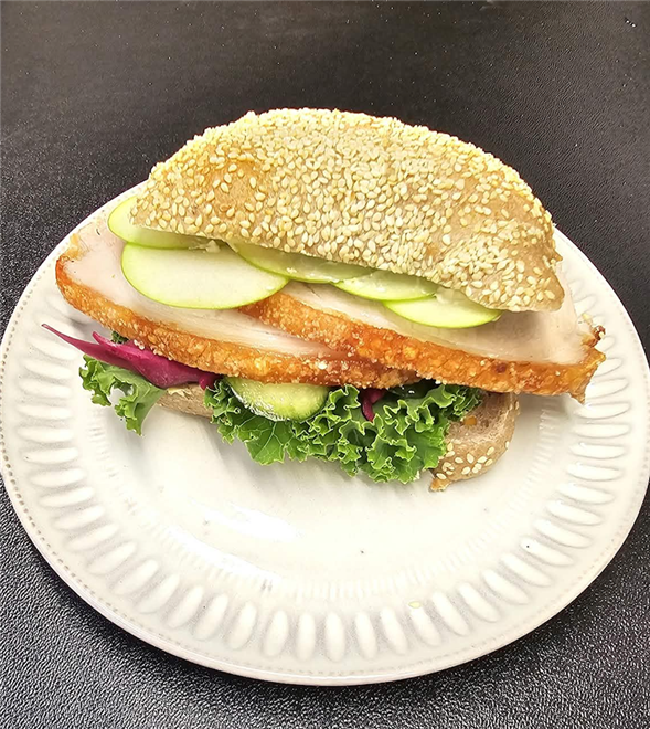 Flæskestegssandwich